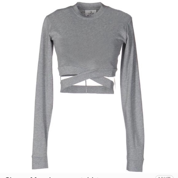 COPY - NWT Cheap Monday Cropped Sweatshirt - Picture 4 of 4